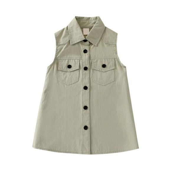 girl's dresses kids summer shirt dress solid color turn-down collar sleeveless button-open jumper skirt for girls, 6 months to 4 years, Red;yellow
girl's dresses kids summer shirt dress solid color turn-down collar sleeveless button-open jumper skirt for girls, 6 months to 4 years, Red;yellow