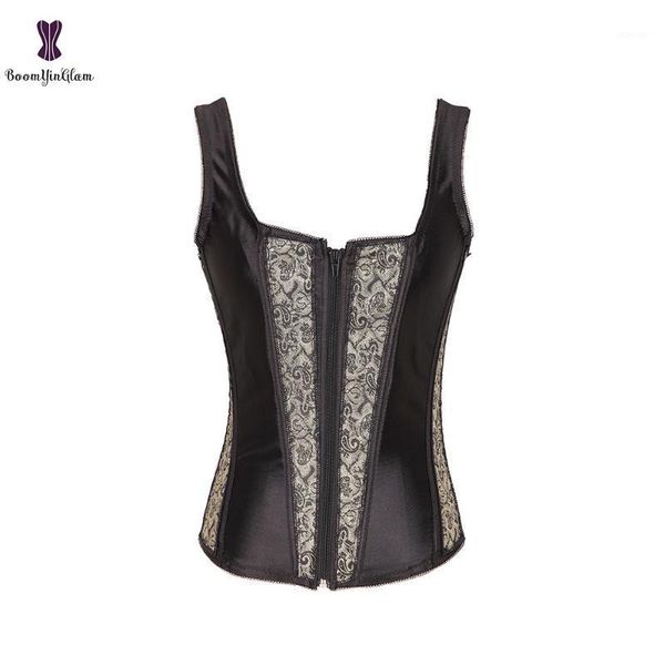 bustiers & corsets zipper vest corset women satin floral korset outfit steel boned bustier overbust daily gothic waist slimming gorset, Black;white
bustiers & corsets zipper vest corset women satin floral korset outfit steel boned bustier overbust daily gothic waist slimming gorset, Black;white