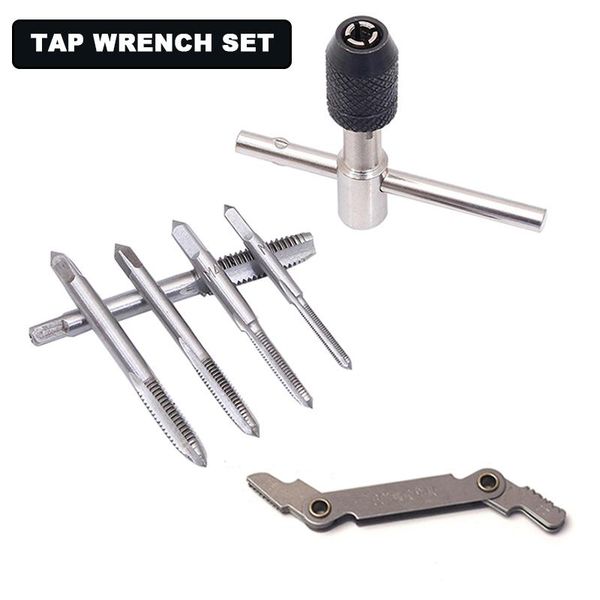 hand tools 6pcs tap wrench drill set tapping metric screw thread twist bit screwdriver holder
hand tools 6pcs tap wrench drill set tapping metric screw thread twist bit screwdriver holder
