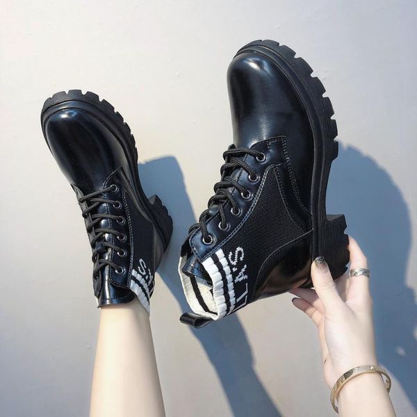 boots 2021 autumn and winter thick-soled round toe short thick ladies ankle casual, Black
boots 2021 autumn and winter thick-soled round toe short thick ladies ankle casual, Black