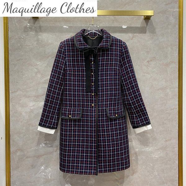 autumn designer women's wool plaid coat fashion sweet women peter pant collar overcoat c540 & blends, Black
autumn designer women's wool plaid coat fashion sweet women peter pant collar overcoat c540 & blends, Black
