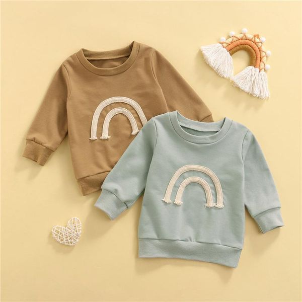 hoodies & sweatshirts toddler baby boys girls cotton rainbow pattern pullovers, spring fall kids casual soft long sleeve round neck loose, Black
hoodies & sweatshirts toddler baby boys girls cotton rainbow pattern pullovers, spring fall kids casual soft long sleeve round neck loose, Black