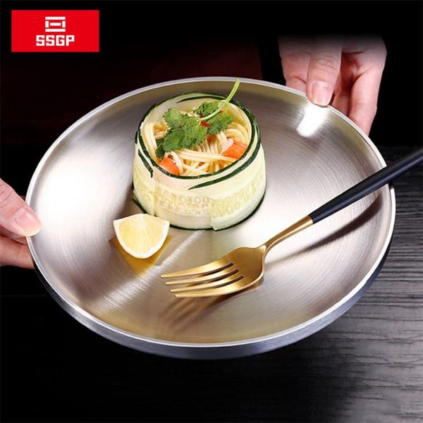 dishes & plates dinner stainless steel western steak round tray kitchen serving salad shape plate cake dessert unique
dishes & plates dinner stainless steel western steak round tray kitchen serving salad shape plate cake dessert unique