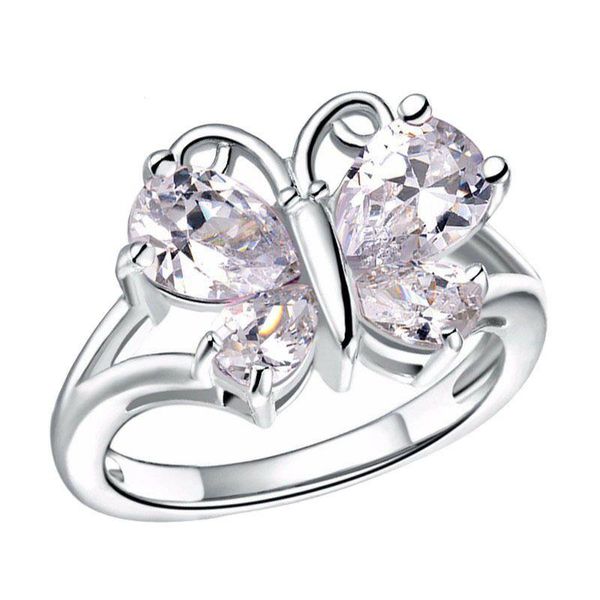 wedding rings silver ring classic exquisite temperament female models butterfly inlaid zircon hand jewelry engagement item, Slivery;golden
wedding rings silver ring classic exquisite temperament female models butterfly inlaid zircon hand jewelry engagement item, Slivery;golden