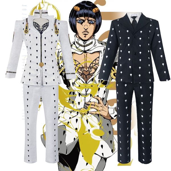 theme costume bruno bucciarati cosplay cosplay golden wind cosplay costume man jojos bizarre adventure black white suits uniform zentai wigs, Black;red
theme costume bruno bucciarati cosplay cosplay golden wind cosplay costume man jojos bizarre adventure black white suits uniform zentai wigs, Black;red