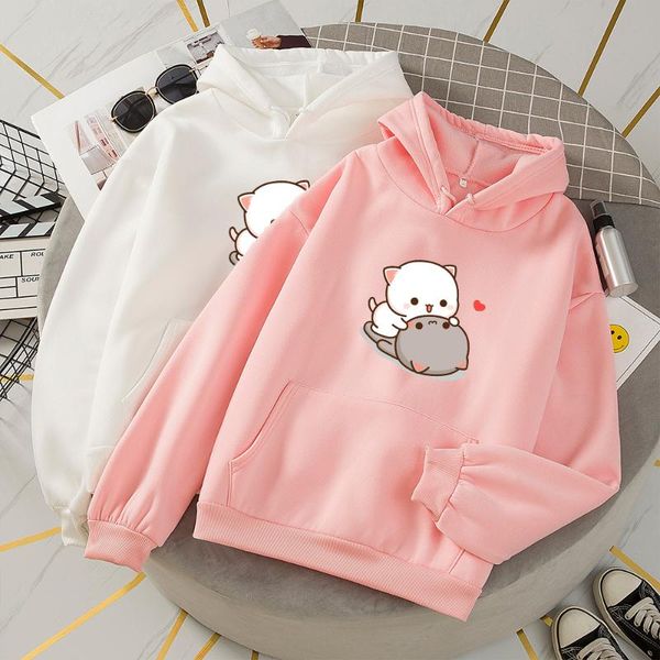 cute cat cartoon print hoodies women harajuku kpop sweatshirt warm streetwear clothes kawaii fashion casual pullover hoodie women's & s, Black
cute cat cartoon print hoodies women harajuku kpop sweatshirt warm streetwear clothes kawaii fashion casual pullover hoodie women's & s, Black