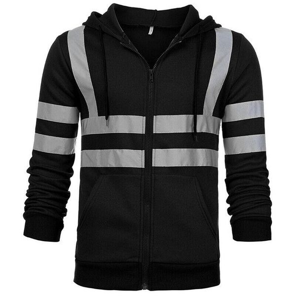 men's jackets men jacket visibility security work warmer coat long sleeve autumn winter outwear mens clothing fashion worker, Black;brown
men's jackets men jacket visibility security work warmer coat long sleeve autumn winter outwear mens clothing fashion worker, Black;brown
