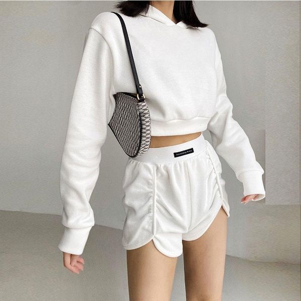 women's tracksuits tvvovvin autumn sports workout clothes shorts,short pullover hooded sweatshirt casual running two-piece suit set kor, Gray
women's tracksuits tvvovvin autumn sports workout clothes shorts,short pullover hooded sweatshirt casual running two-piece suit set kor, Gray
