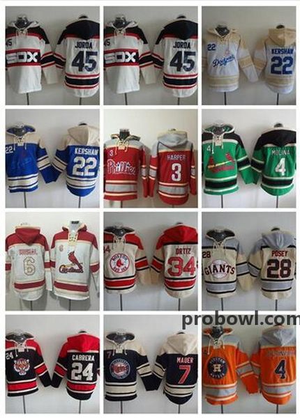 4 springer hoodie jerseys #7 mauer 12 lindor 22 kershaw 27 trout 17 bryant 2 jeter 3 harper 34 ortiz 28 posey 24 cabrera hoody, Black;white
4 springer hoodie jerseys #7 mauer 12 lindor 22 kershaw 27 trout 17 bryant 2 jeter 3 harper 34 ortiz 28 posey 24 cabrera hoody, Black;white