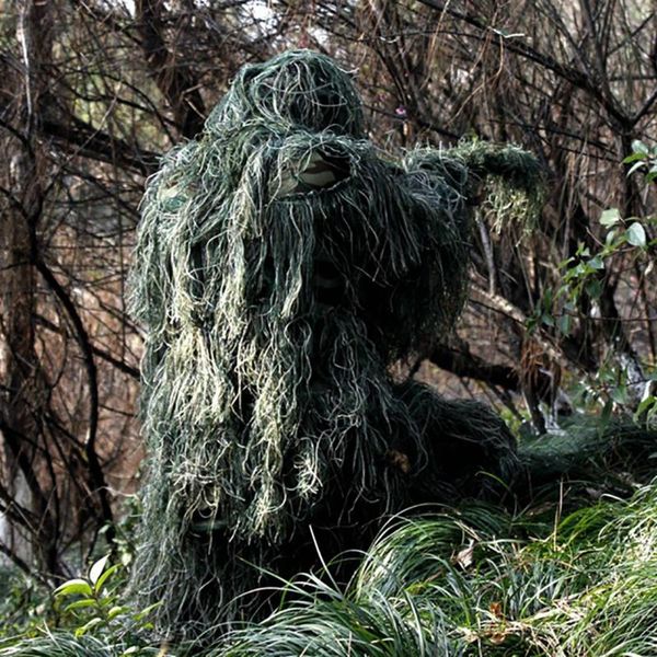 withered grass ghillie suit 4pcs sniper military tactical camouflage clothing hunting army clothes birding sets, Camo
withered grass ghillie suit 4pcs sniper military tactical camouflage clothing hunting army clothes birding sets, Camo