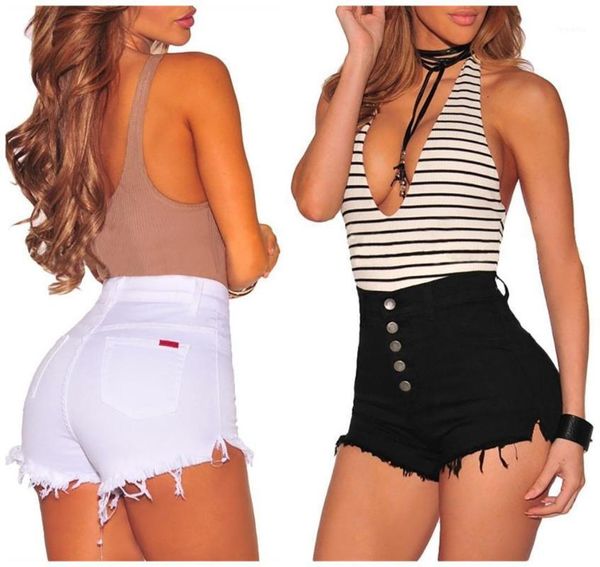 womens high waist denim shorts tassel short jeans summer ladies slim single-breasted button black white pants mujer women's, White;black
womens high waist denim shorts tassel short jeans summer ladies slim single-breasted button black white pants mujer women's, White;black