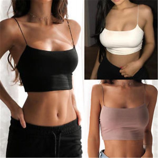 women's tanks & camis tank black halter crop women summer backless camisole fashion casual tube female sleeveless cropped vest, White
women's tanks & camis tank black halter crop women summer backless camisole fashion casual tube female sleeveless cropped vest, White