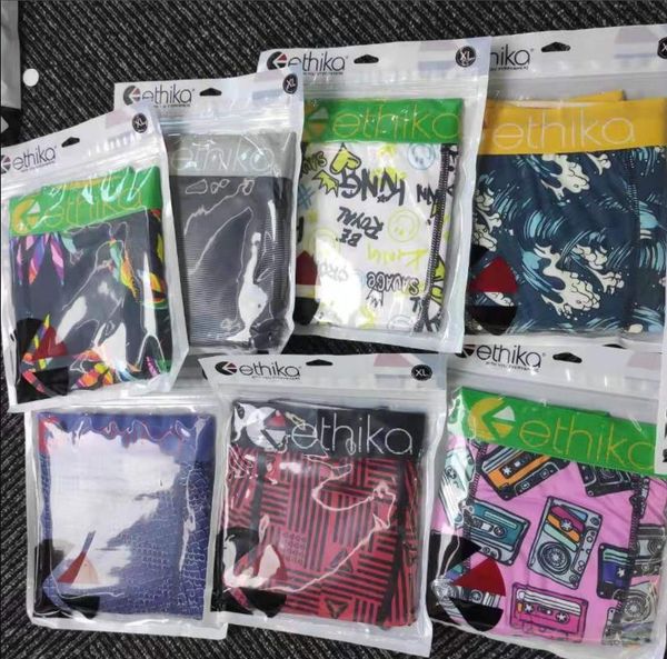 1 new ethika brand wholesale spot pure cotton seamless boxer shorts swimming fitness men's underwear 002, Black;white
1 new ethika brand wholesale spot pure cotton seamless boxer shorts swimming fitness men's underwear 002, Black;white