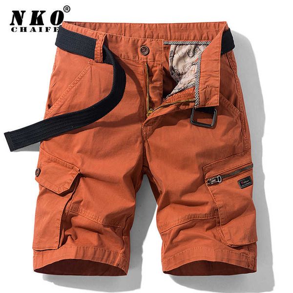 chaifenko summer casual cargo shorts men cotton military pants multi-pocket loose army tactical 210714, White;black
chaifenko summer casual cargo shorts men cotton military pants multi-pocket loose army tactical 210714, White;black