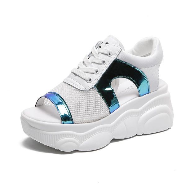 summer gladiator women platform sandals mesh trainers shoes 4.5 cm heels wedges breathable woman casual, Black
summer gladiator women platform sandals mesh trainers shoes 4.5 cm heels wedges breathable woman casual, Black