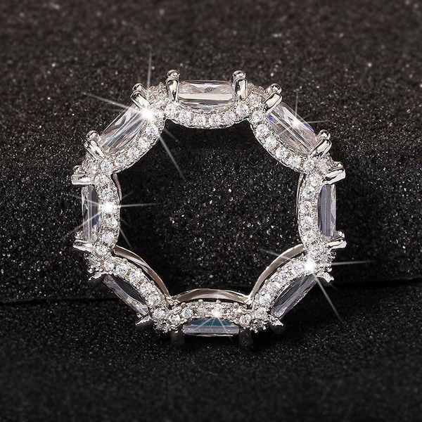 cluster rings eternity female promise ring zircon 925 sterling silver engagement wedding band for women bridal gemstones jewelry, Golden;silver
cluster rings eternity female promise ring zircon 925 sterling silver engagement wedding band for women bridal gemstones jewelry, Golden;silver