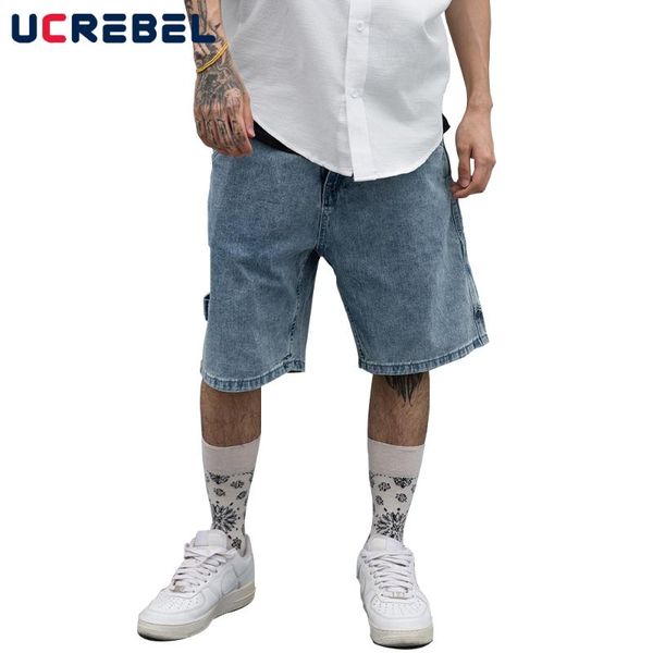 men's jeans distressed denim shorts mens summer high street casual knee-length streetwear loose short men, Blue
men's jeans distressed denim shorts mens summer high street casual knee-length streetwear loose short men, Blue