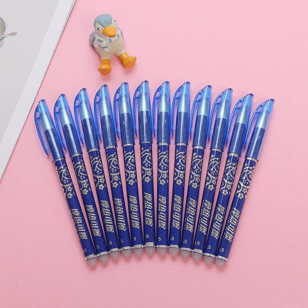 5pcs/set erasable gel pen 0.5mm black blue ink washable handle magic school student office stationery pens
5pcs/set erasable gel pen 0.5mm black blue ink washable handle magic school student office stationery pens