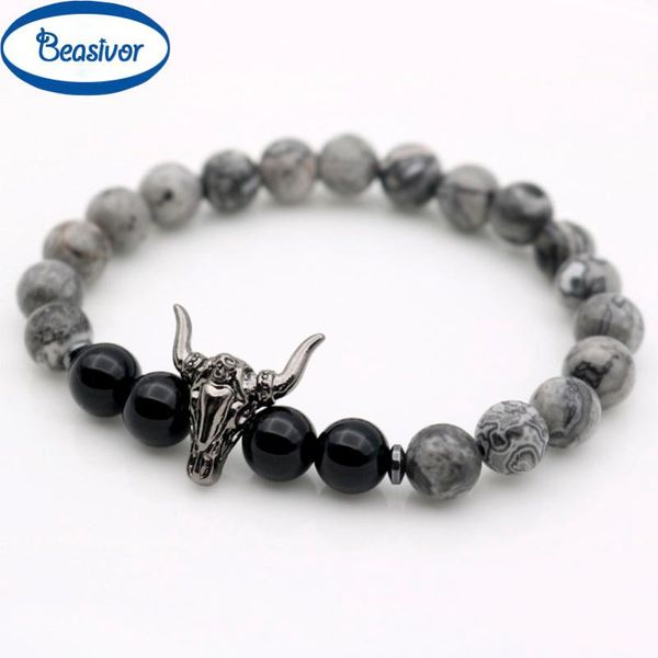 tennis black skull-bull boutique bracelets stones beaded stretchy strand grey onyx wrap zinc alloy 8 mm 2733, Golden;silver
tennis black skull-bull boutique bracelets stones beaded stretchy strand grey onyx wrap zinc alloy 8 mm 2733, Golden;silver
