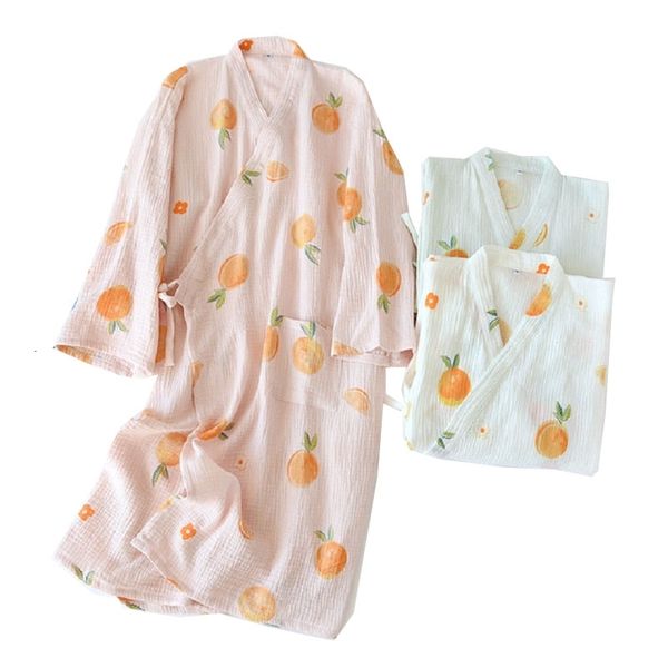 women's sleepwear spring soft loose gauze cotton v-neck robe cartoon orange prnted japabes style bathrobe ladies comfort sleep dre, Black;red
women's sleepwear spring soft loose gauze cotton v-neck robe cartoon orange prnted japabes style bathrobe ladies comfort sleep dre, Black;red