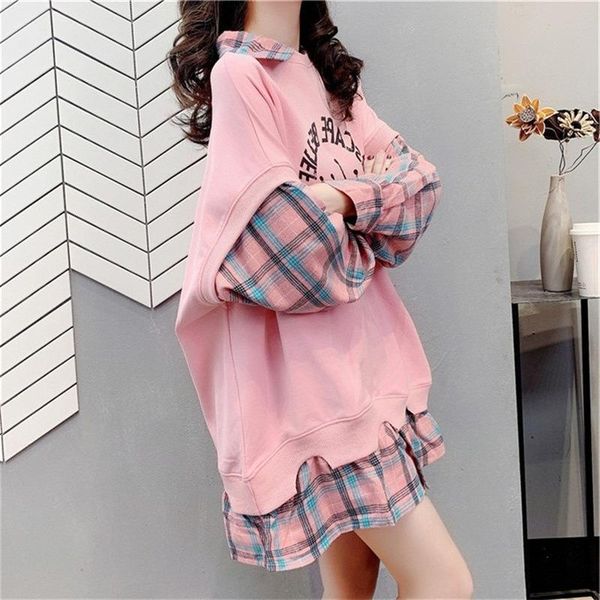 women's hoodies & sweatshirts thin false two hoodie female spring and autumn 2021 design sense of fashion with tide, Black
women's hoodies & sweatshirts thin false two hoodie female spring and autumn 2021 design sense of fashion with tide, Black