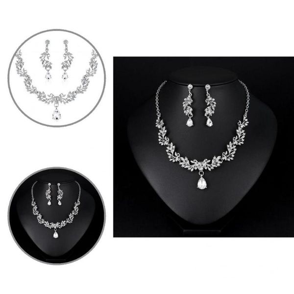 earrings & necklace fine workmanship accessory adjustable lightweight jewelry set for party, Silver
earrings & necklace fine workmanship accessory adjustable lightweight jewelry set for party, Silver