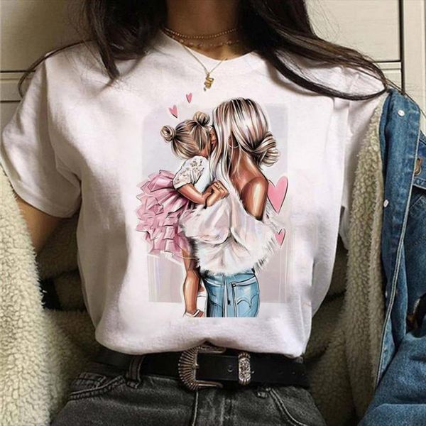 cartoon mama daughter cute fashion womens t shirts short sleeves print female tee ladies funny graphic shirt, White
cartoon mama daughter cute fashion womens t shirts short sleeves print female tee ladies funny graphic shirt, White