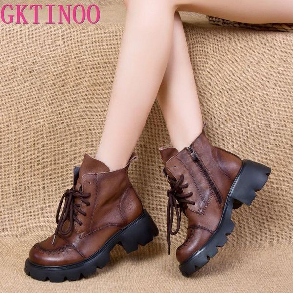 boots gktinoo shoes women genuine leather 2021 autumn winter lace-up round toe leisure concise handmade ladies, Black
boots gktinoo shoes women genuine leather 2021 autumn winter lace-up round toe leisure concise handmade ladies, Black
