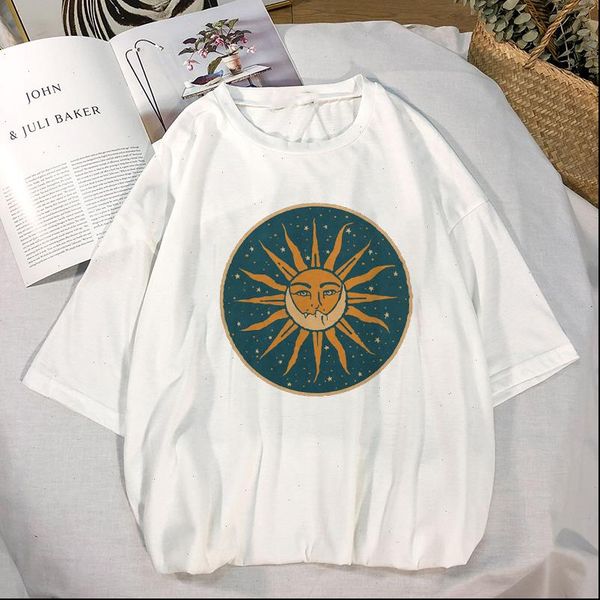 aesthetic female women t shirts sun moon print short sleeve amp tees fashion casual shirt clothing, White
aesthetic female women t shirts sun moon print short sleeve amp tees fashion casual shirt clothing, White
