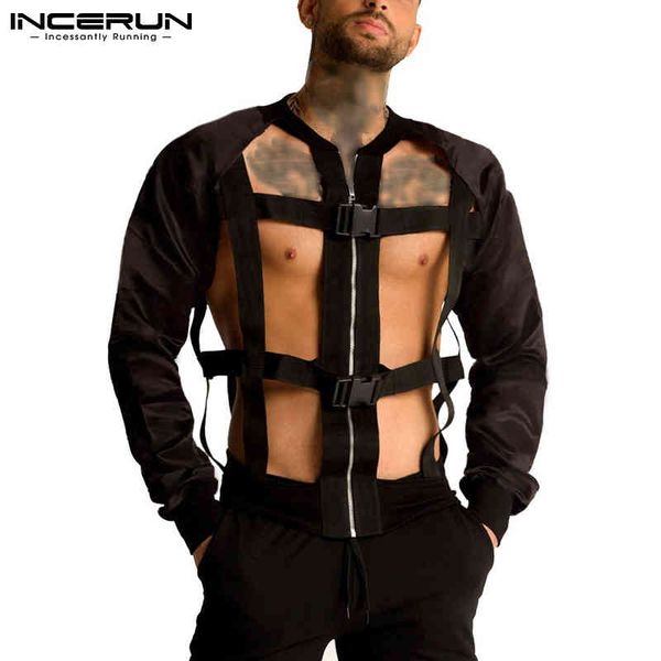 incerun - men's long sved et, personalized coat, fashionable and street outdoor cloth, s-5xl, 2021, Black;brown
incerun - men's long sved et, personalized coat, fashionable and street outdoor cloth, s-5xl, 2021, Black;brown