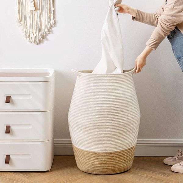 laundry bags 99l basket cotton rope woven storage baskets large capacity home organizer big belly toys dirty clothes hamper foldable
laundry bags 99l basket cotton rope woven storage baskets large capacity home organizer big belly toys dirty clothes hamper foldable