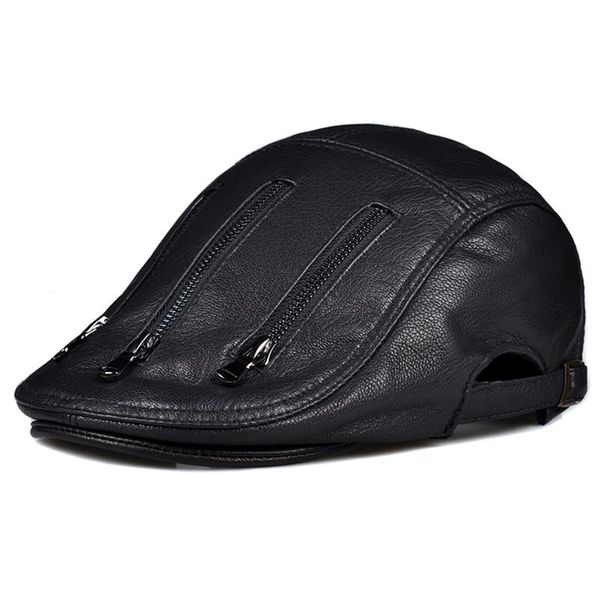 berets 2021 design men's 100% genuine leather beret cabbie cap hat brand boy male black brown color caps 45% off, Blue;gray
berets 2021 design men's 100% genuine leather beret cabbie cap hat brand boy male black brown color caps 45% off, Blue;gray