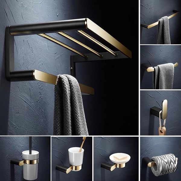 bath accessory set bathroom hardware serie soild brass towel rack/ring paper/toilet brush holder soap dish shelf hooks luxury black gold
bath accessory set bathroom hardware serie soild brass towel rack/ring paper/toilet brush holder soap dish shelf hooks luxury black gold
