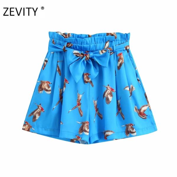 zevity women vintage birds printing pocket paper bag shorts ladies chic bow tied sashes ruffles shorts pantalone cortos p912 210419, White;black
zevity women vintage birds printing pocket paper bag shorts ladies chic bow tied sashes ruffles shorts pantalone cortos p912 210419, White;black