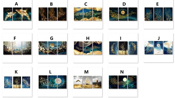 3pcs/set unframed decorative painting triple light luxury modern atmosphere abstract poster gold swimming fish whale butterfly living room d
3pcs/set unframed decorative painting triple light luxury modern atmosphere abstract poster gold swimming fish whale butterfly living room d