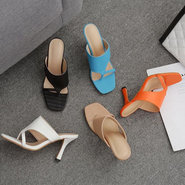 summer flip flop high heel shoes clip toe fashion women's sandal size 35-42 slippers, Black
summer flip flop high heel shoes clip toe fashion women's sandal size 35-42 slippers, Black