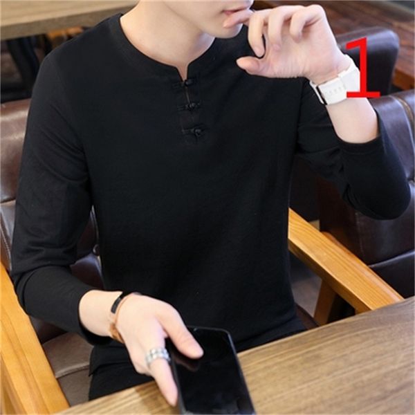 tide brand trend ins loose sweater men's cotton casual bottoming shirt 210420, White;black
tide brand trend ins loose sweater men's cotton casual bottoming shirt 210420, White;black