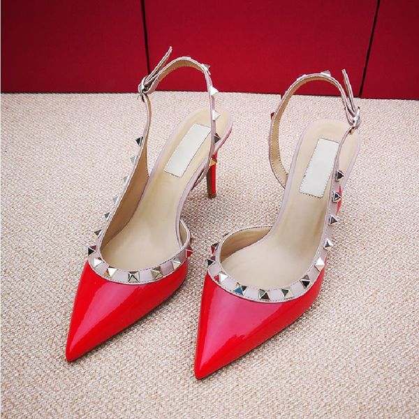 brand women high heel sandals rivets black leather wedding shoes 10cm 8cm 6cm thin pointed toe size 34-43 dress
brand women high heel sandals rivets black leather wedding shoes 10cm 8cm 6cm thin pointed toe size 34-43 dress