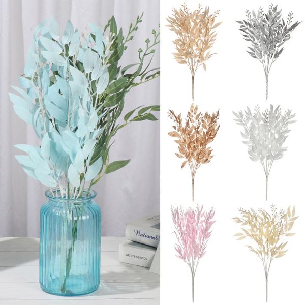 decorative flowers & wreaths 1 bouquet artificial fake silk flower colored leaf plant eucalyptus wedding xmas party wreath home decor foliag
decorative flowers & wreaths 1 bouquet artificial fake silk flower colored leaf plant eucalyptus wedding xmas party wreath home decor foliag