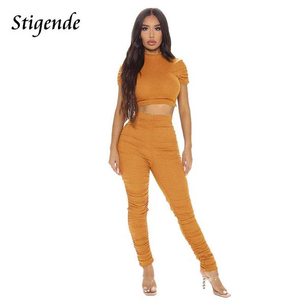 women's tracksuits stigende women casual solid color two piece ribbed set summer short sleeve crop and trousers bodycon ruched 2 outfit, Gray
women's tracksuits stigende women casual solid color two piece ribbed set summer short sleeve crop and trousers bodycon ruched 2 outfit, Gray