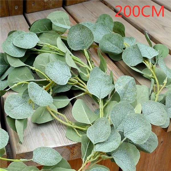 decorative flowers & wreaths 2m artificial eucalyptus garland greenery hanging rattan vertical garden table party wedding decoration fake pl
decorative flowers & wreaths 2m artificial eucalyptus garland greenery hanging rattan vertical garden table party wedding decoration fake pl