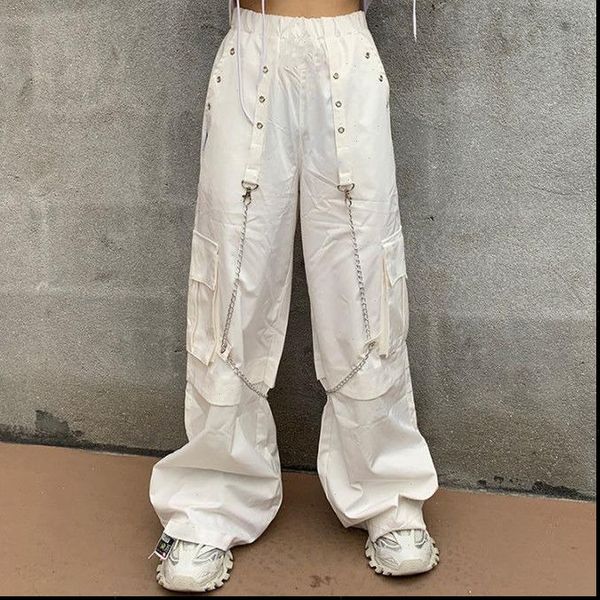 harajuku goth white cargo women pant mall hippie moda punk loose chain baggy oversize korean style trousers, Black;white
harajuku goth white cargo women pant mall hippie moda punk loose chain baggy oversize korean style trousers, Black;white