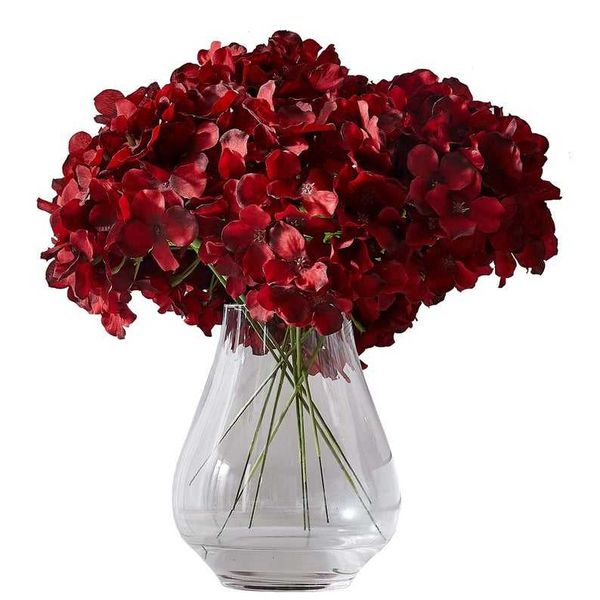 decorative flowers & wreaths 10pcs silk hydrangea head artificial flower in bulk for wedding ceremony centerpieces decorations with stems
decorative flowers & wreaths 10pcs silk hydrangea head artificial flower in bulk for wedding ceremony centerpieces decorations with stems