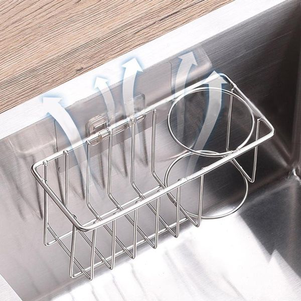 hooks & rails stainless steel faucet rack kitchen storage shelf sponge dish cloth drain pool rag dry
hooks & rails stainless steel faucet rack kitchen storage shelf sponge dish cloth drain pool rag dry