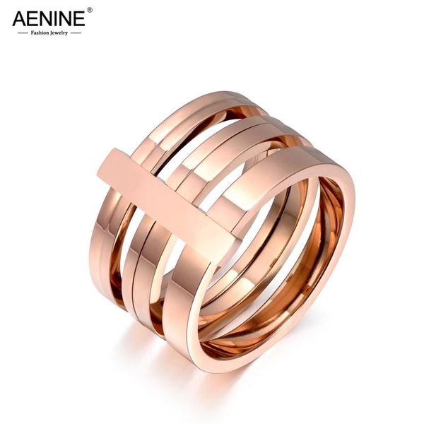 wedding rings aenine 3 layers rose gold titanium stainless steel female finger ring engagement jewelry for women anillos mujer ar19049, Slivery;golden
wedding rings aenine 3 layers rose gold titanium stainless steel female finger ring engagement jewelry for women anillos mujer ar19049, Slivery;golden