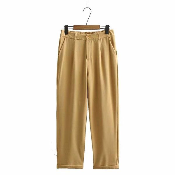plus size elastic waist simple elegant long pants workwear solid female officewear straight trousers women's & capris, Black;white
plus size elastic waist simple elegant long pants workwear solid female officewear straight trousers women's & capris, Black;white