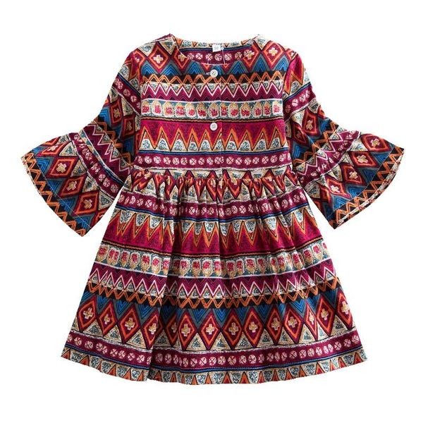 girl's dresses spring summer girls dress teenager kids clothes bohemia beach linen vestidos floral elegantdresses for children, Red;yellow
girl's dresses spring summer girls dress teenager kids clothes bohemia beach linen vestidos floral elegantdresses for children, Red;yellow
