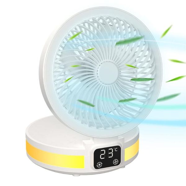 electric fans 1pc usb charging folding deskfan with temperature display led light indoor air circulation black white
electric fans 1pc usb charging folding deskfan with temperature display led light indoor air circulation black white