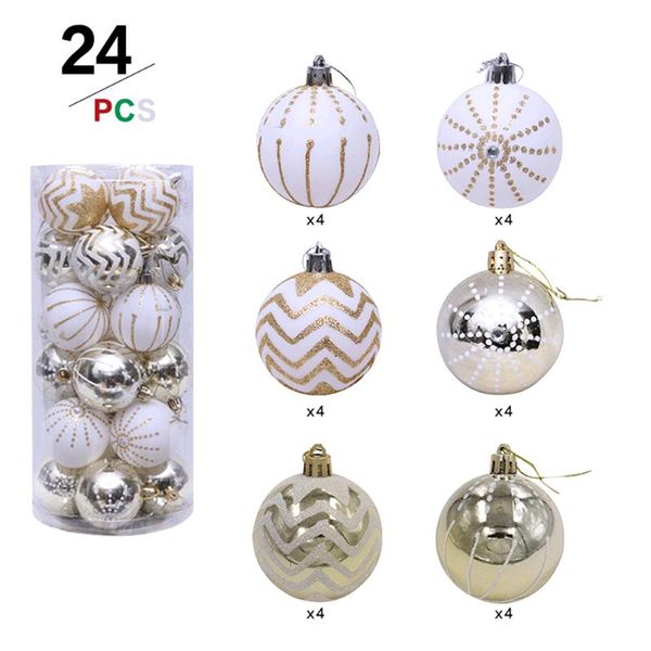 party decoration 24pcs/set events 6cm diy gift home tree hanging christmas ball ornament shatterproof shopping mall festival
party decoration 24pcs/set events 6cm diy gift home tree hanging christmas ball ornament shatterproof shopping mall festival