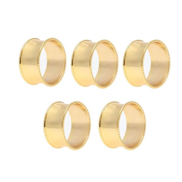 napkin rings 5pcs stainless steel ring side beaded oval holder for weddings dinners parties
napkin rings 5pcs stainless steel ring side beaded oval holder for weddings dinners parties